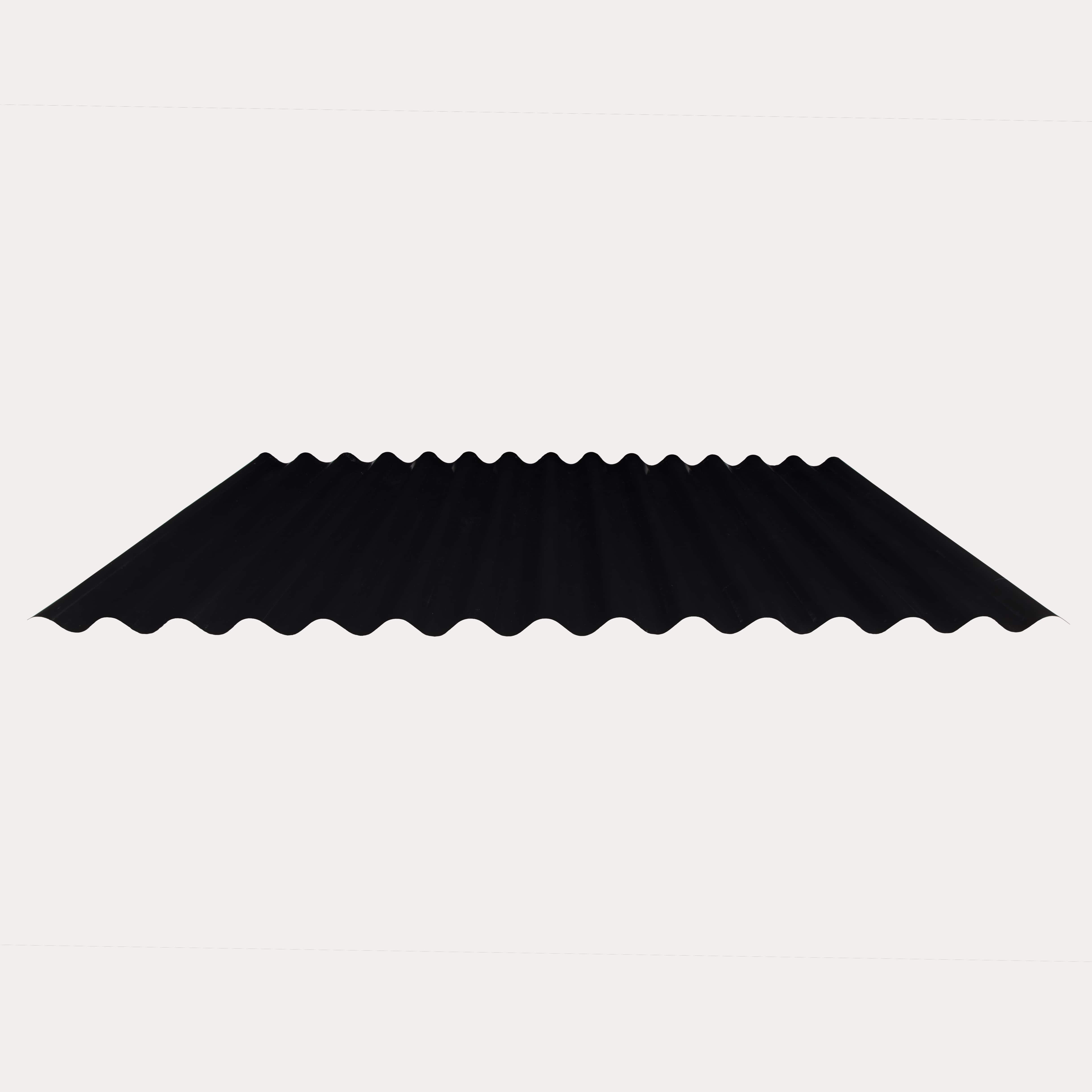 Hornsey Polyester Coated Corrugated Roofing Sheet (13.5/3”) - Jet Black