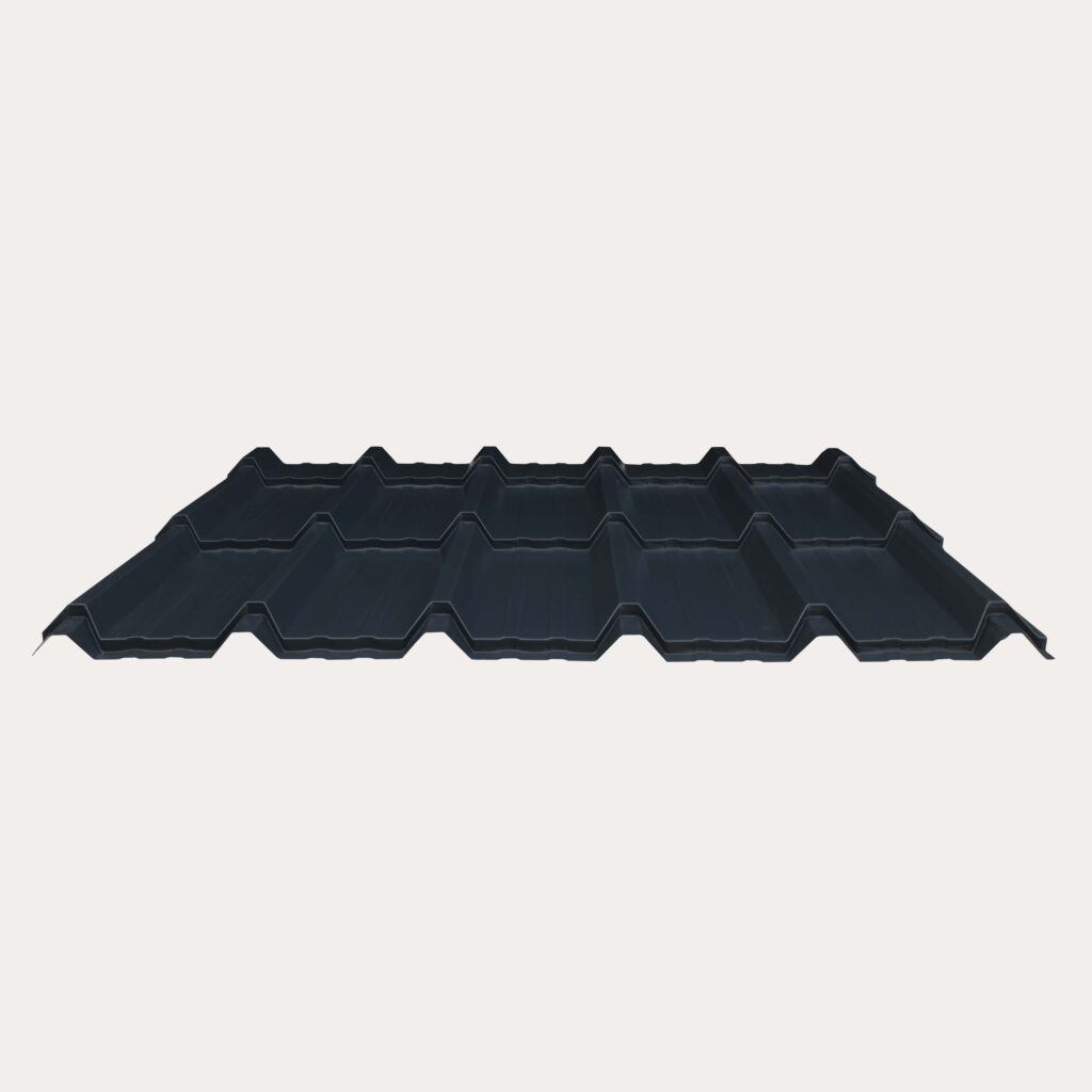 Hornsey Polyester Coated Box Tile Effect Roofing Sheet (32/1000) - Anthracite Grey