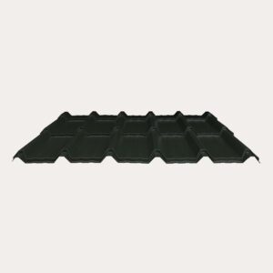 Hornsey Polyester Coated Box Tile Effect Roofing Sheet (32/1000) - Juniper Green