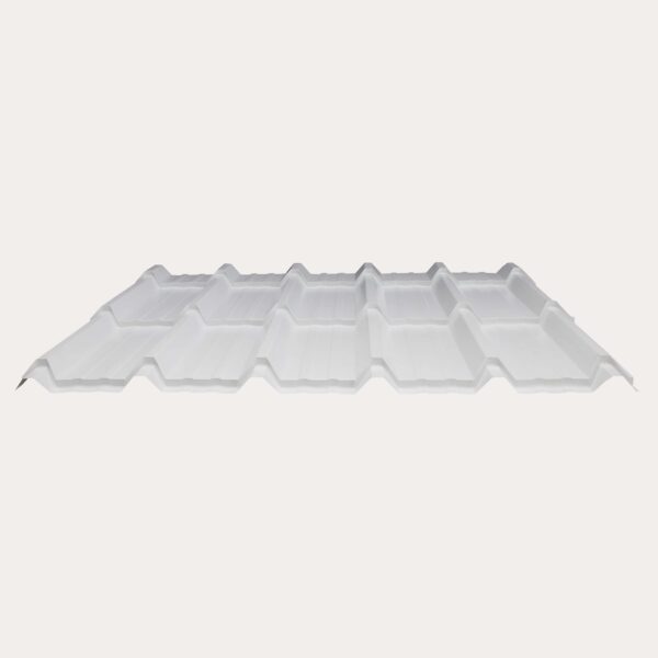 Hornsey Polyester Coated Box Tile Effect Roofing Sheet (32/1000) - Pure White