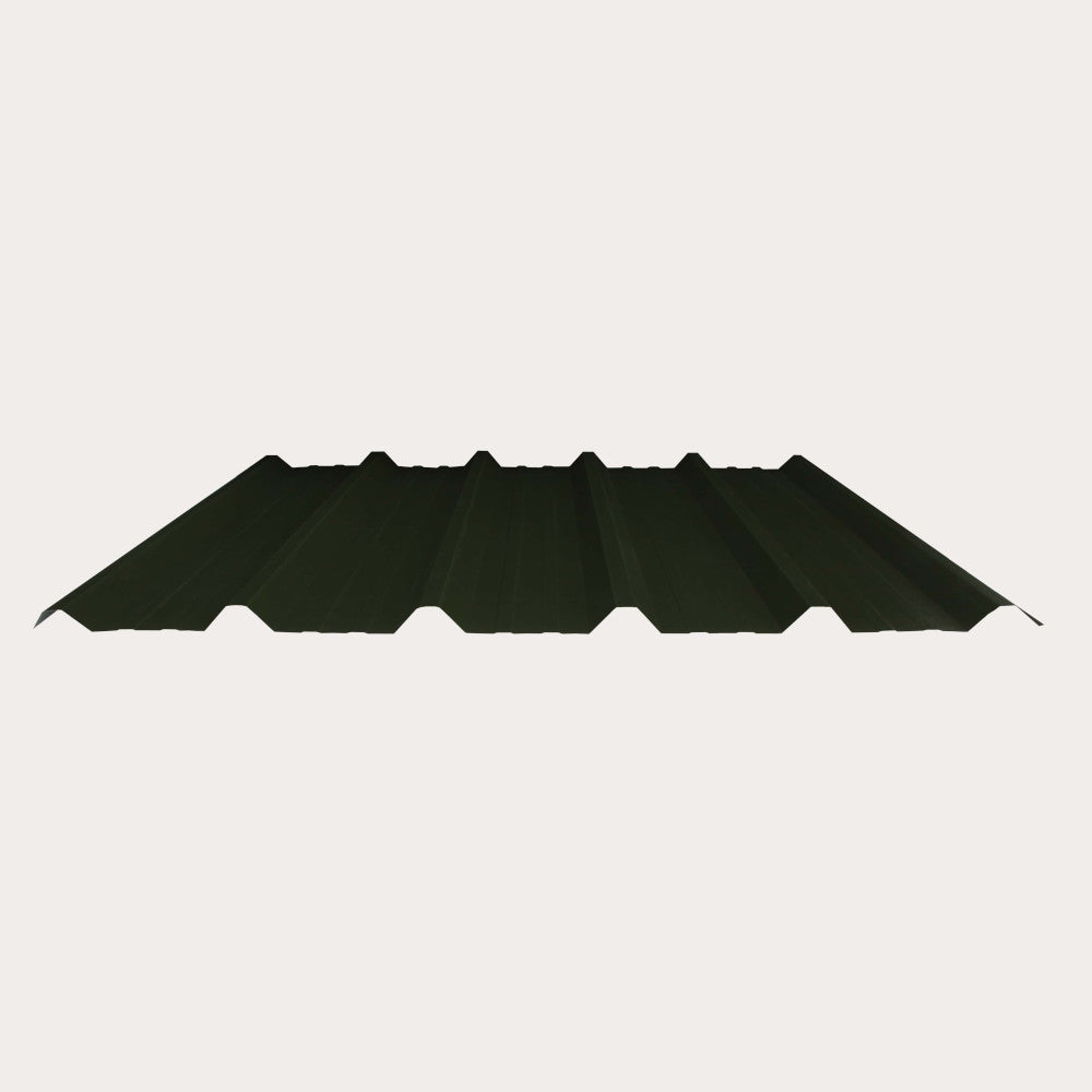 Hornsey Polyester Coated Box Profile Roofing Sheet (32/1000) - Juniper Green