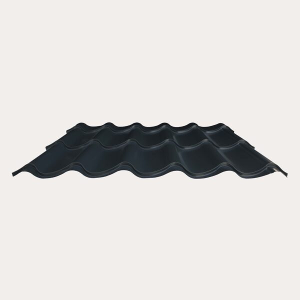 Hornsey Polyester Coated Pan Tile Effect Roofing Sheet (33/1000) - Anthracite Grey