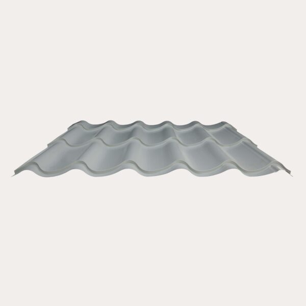 Hornsey Polyester Coated Pan Tile Effect Roofing Sheet (33/1000) - Goosewing Grey