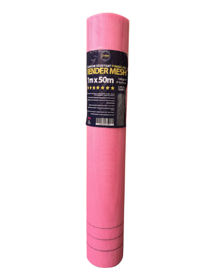 Alkali resistant fibreglass rendering mesh roll for render reinforcement 4mm grid 160g