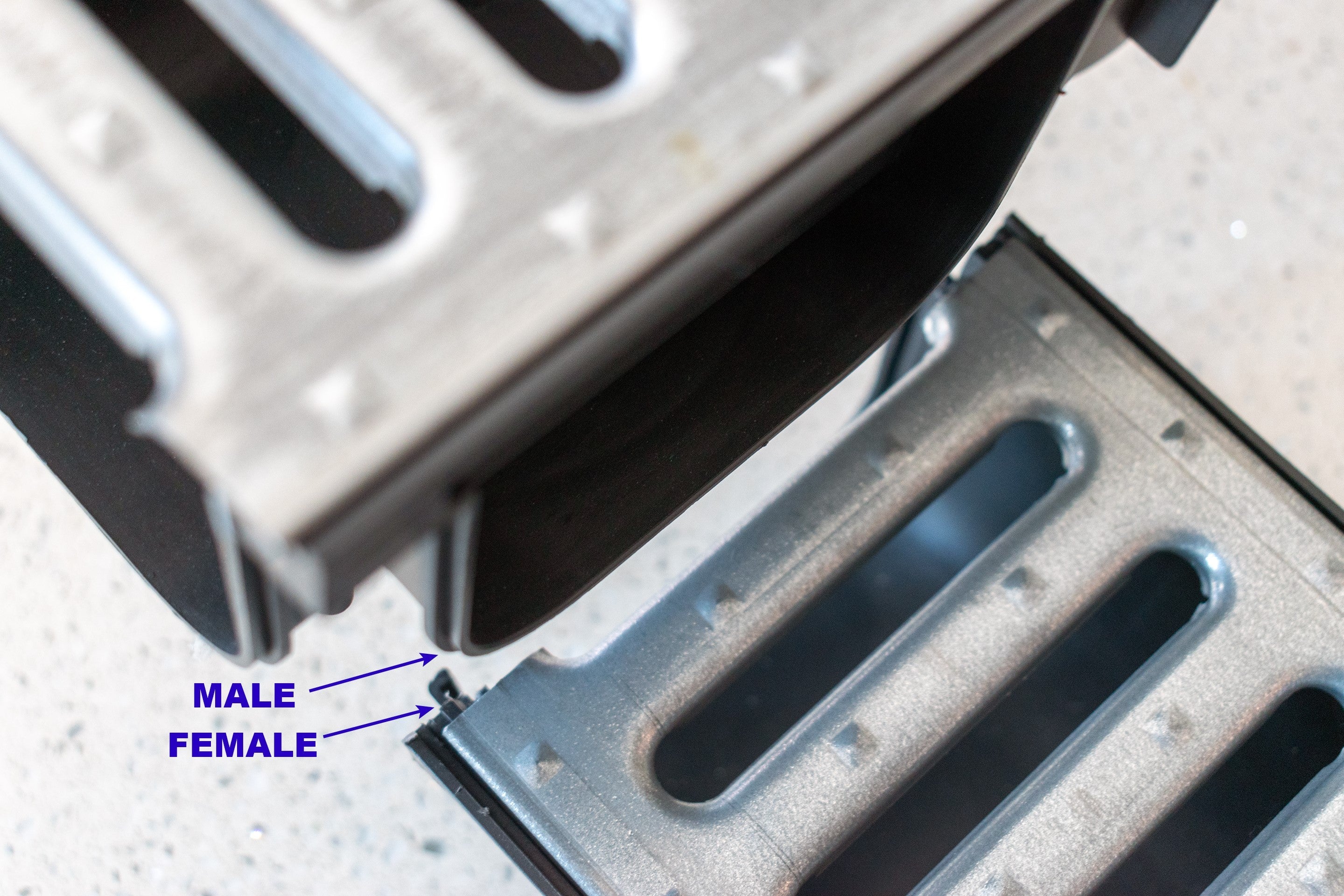 DekDrain Vela A15 Channel Drain - 1m (Galvanised Steel Grate)