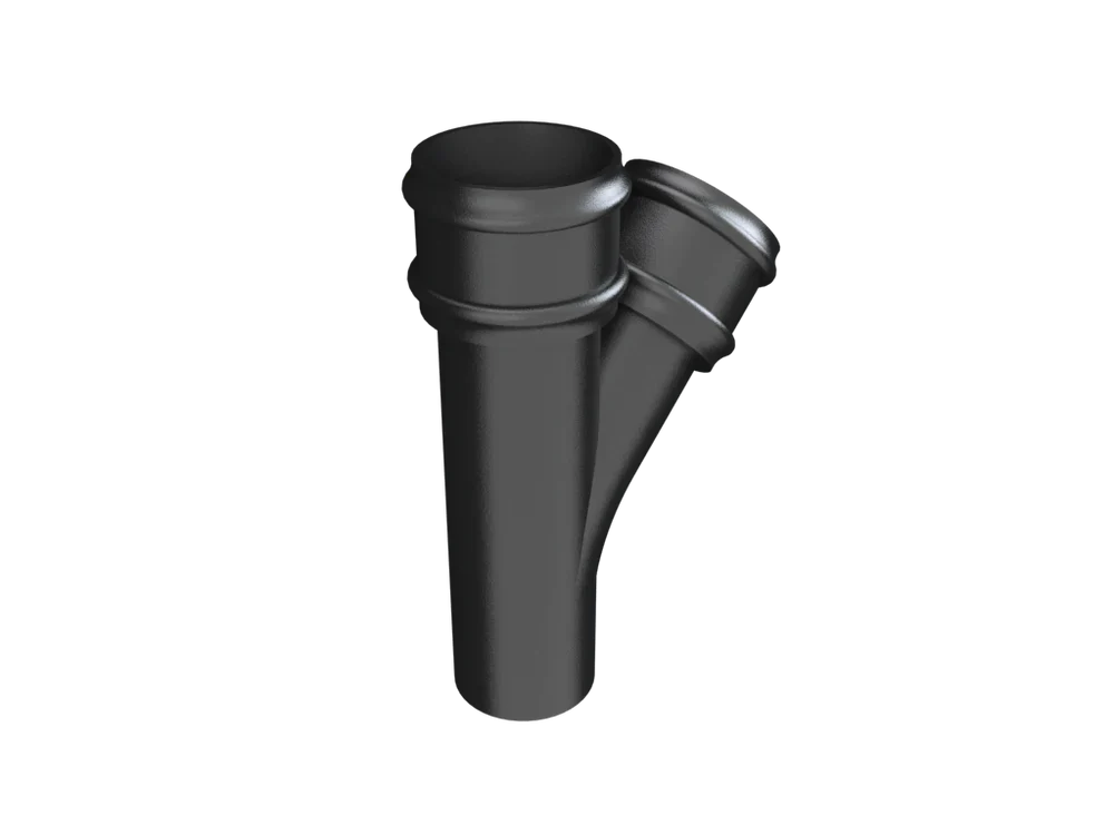 ARP Britannia Cast Iron 2.5" Round Uneared Downpipe Branch