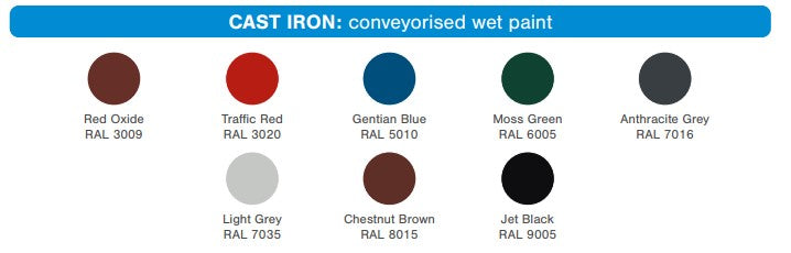 ARP Britannia Cast Iron 4" Plain Half Round Gutter Rise & Fall Bracket