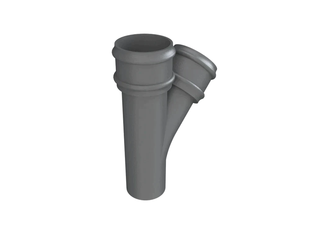 ARP Britannia Cast Iron 4" Round Uneared Downpipe Branch