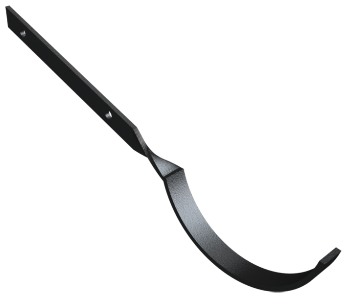 ARP Britannia Cast Iron 5" Plain Half Round Gutter Side Fix Rafter Bracket