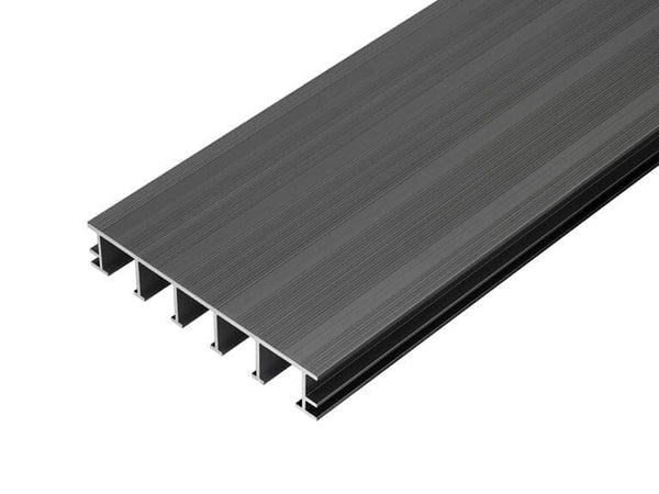 AluDek Aluminium Decking Board 3.6m - Black - Roofing Supplies UK