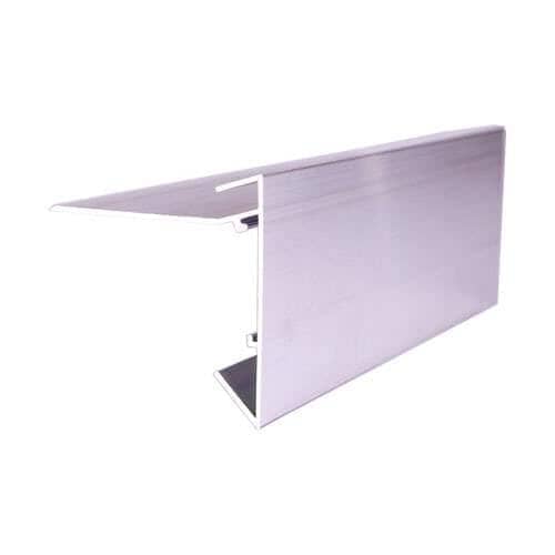 Aluminium Felt Roof Edge Trim Type AF2 - 2.5m