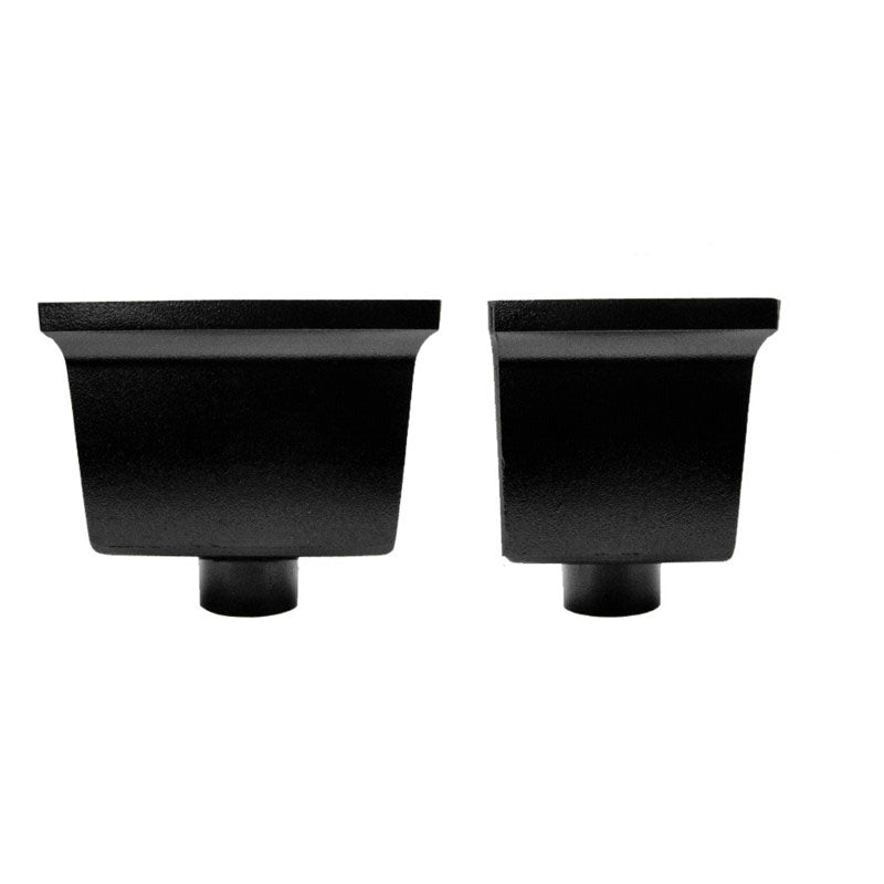 Alutec Tudor 76mm Fluted Aluminium Downpipe Hopper