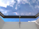 Brett Martin Flat Glass Manual Opening Flat Roof Window – with Kerb