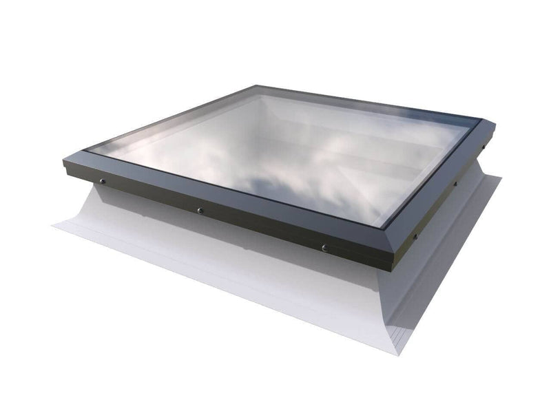 Brett Martin Flat Glass Non-Opening Flat Roof Window – with Kerb