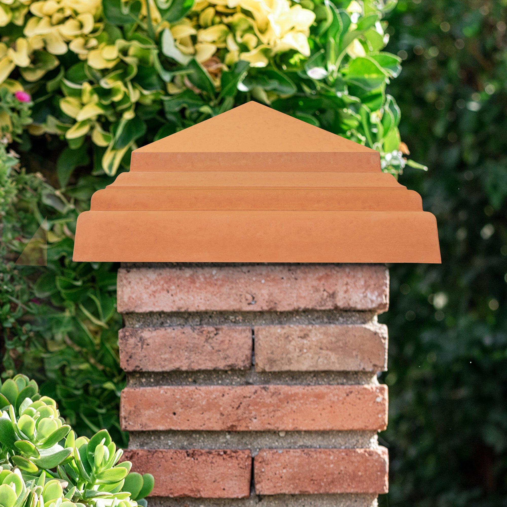 Willowcrete Stepped Peaked Concrete Pier Cap