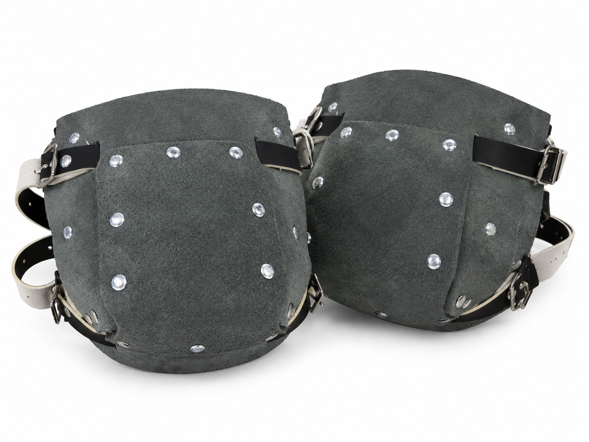 Roofer Kneepad Brushed Leather/Rubber