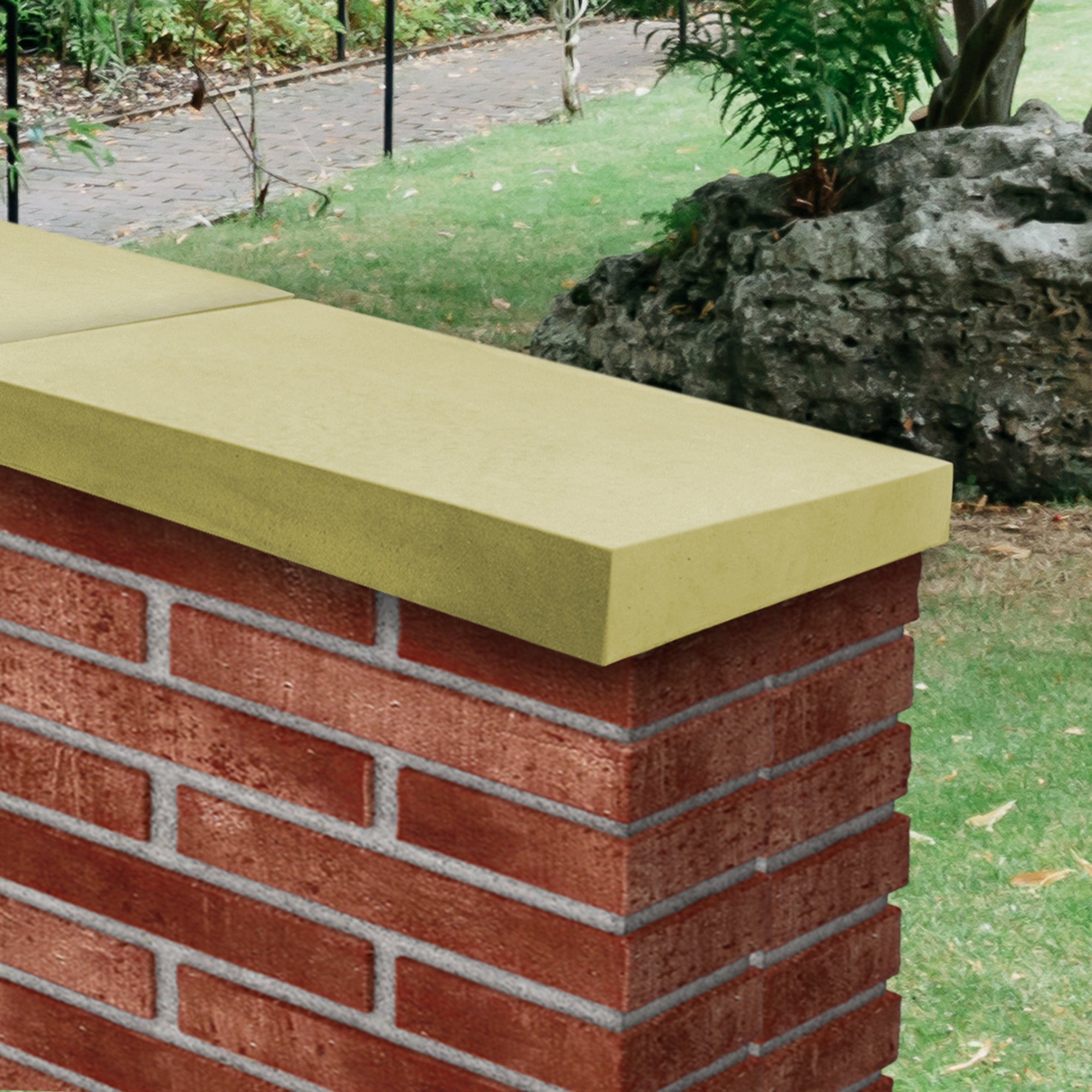 Willowcrete Single Weathered Concrete Coping Stone