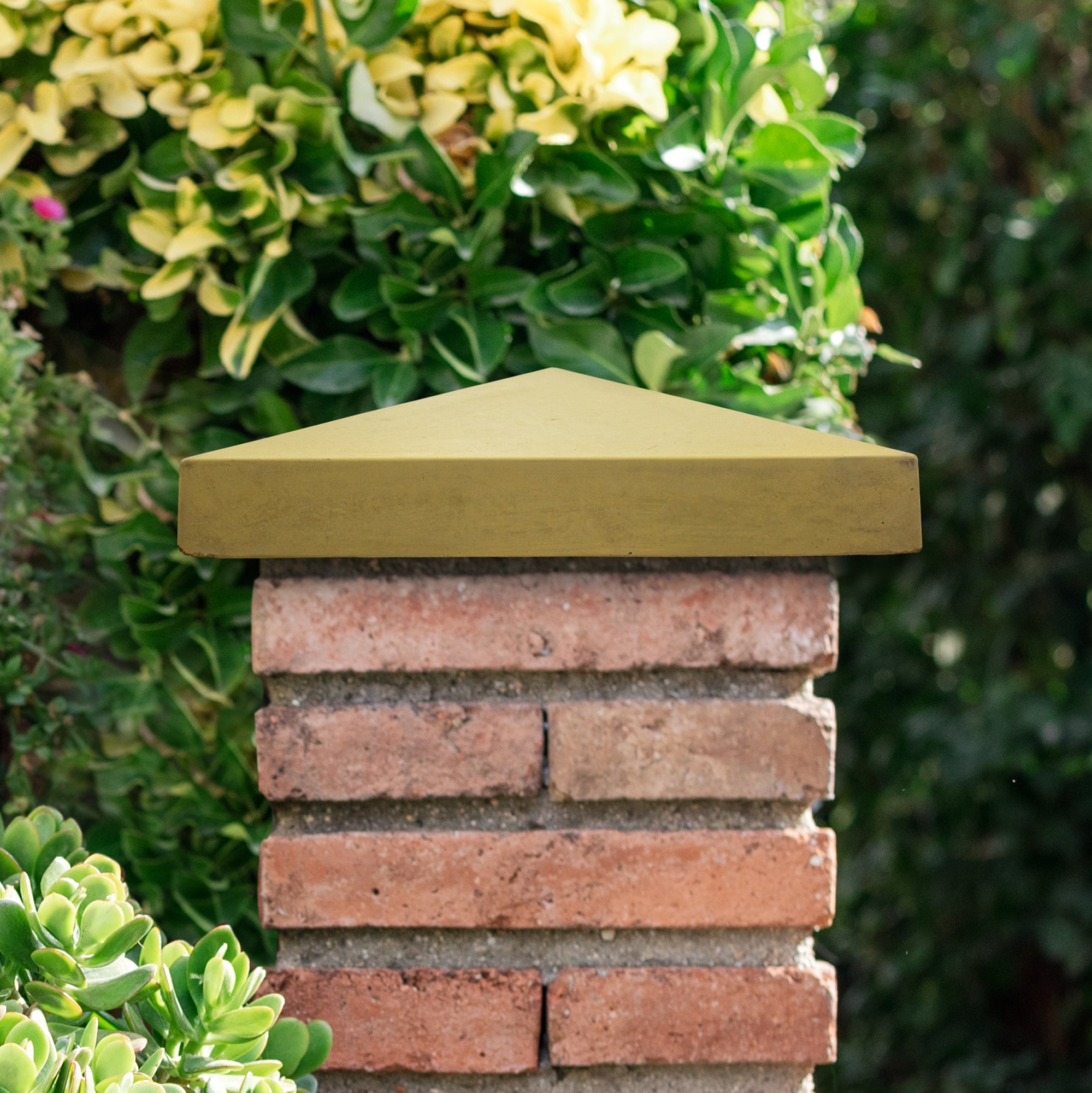 Willowcrete 4-Way Weathered Concrete Pier Cap