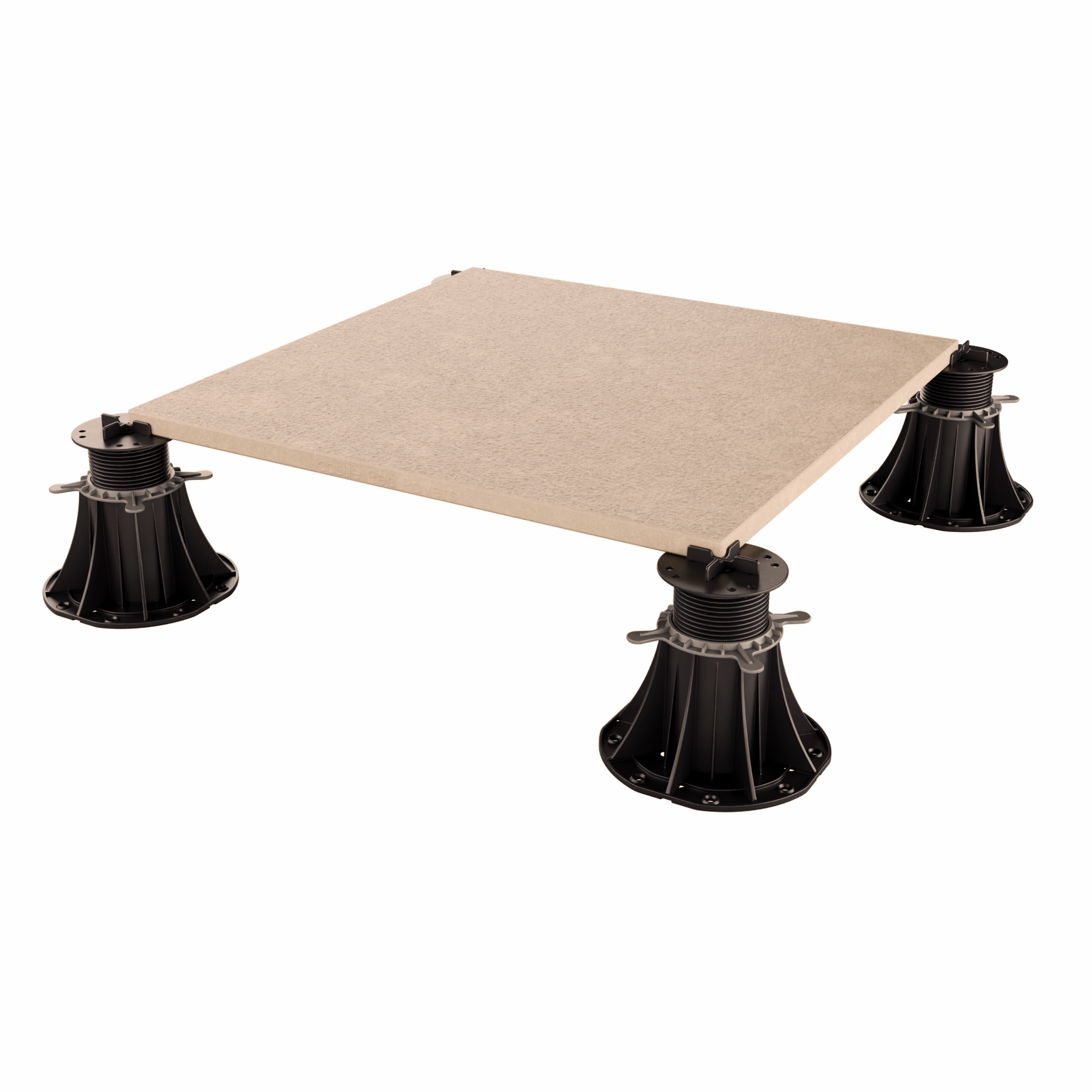 Castle Ped GRC Promenade tile 500mm x 500mm x 25mm