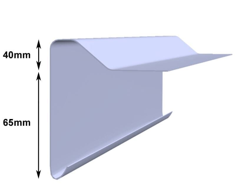 CFS B230 Fibreglass Roofing Raised Edge GRP Trim