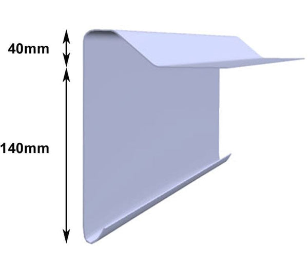 CFS B300 Fibreglass Roofing Raised Edge GRP Trim - Roofing Supplies UK