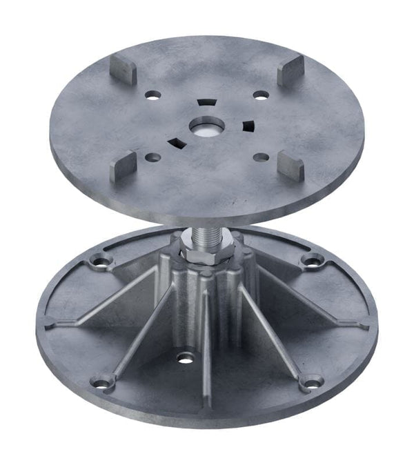 Castle Composites A1 Fire Rated ALU Adjustable Paving Pedestal 70-95mm - Roofing Supplies UK