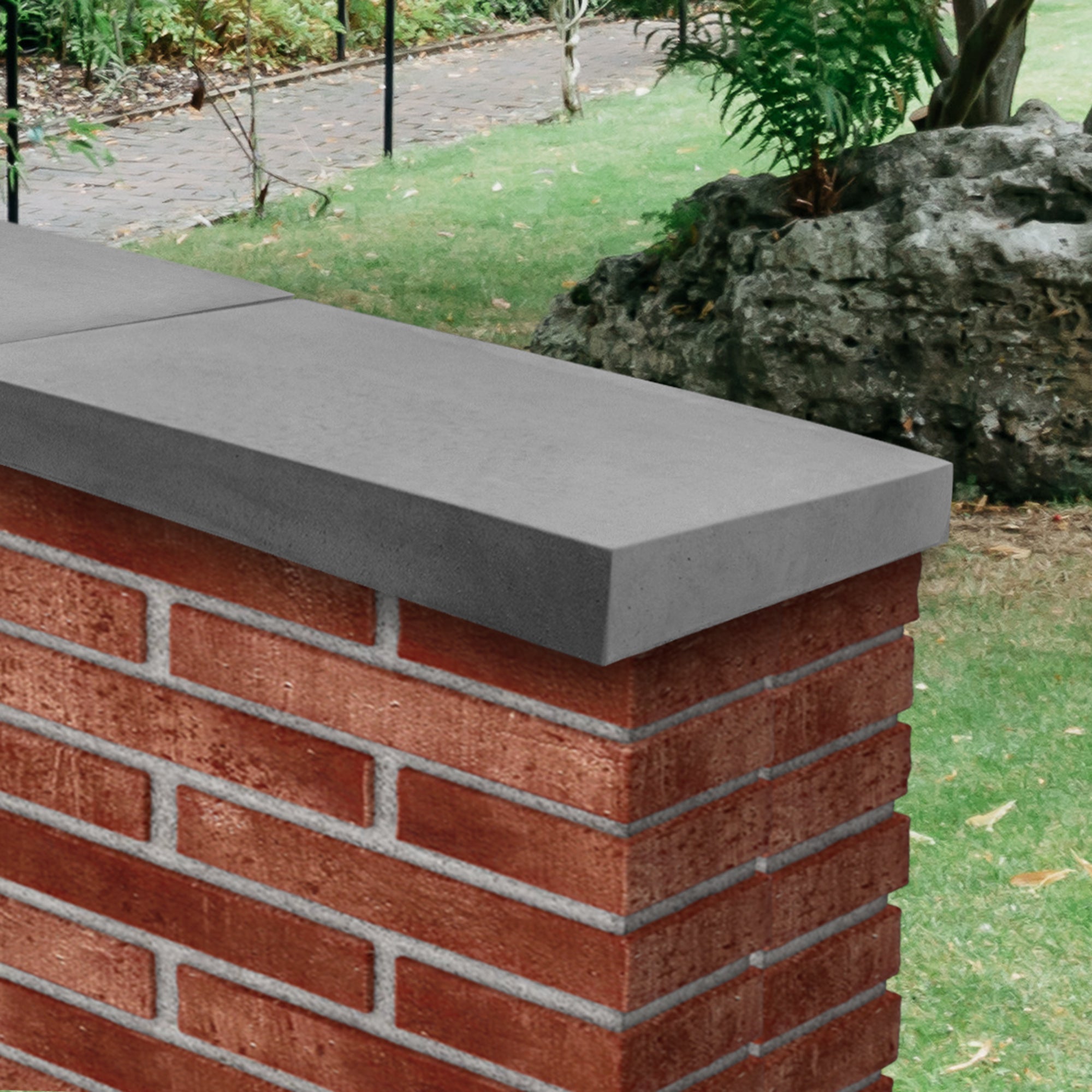Willowcrete Single Weathered Concrete Coping Stone