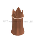 Clay Crown Chimney Pot for Solid Fuel