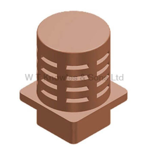 Clay Gas Terminal Square Base Flanged