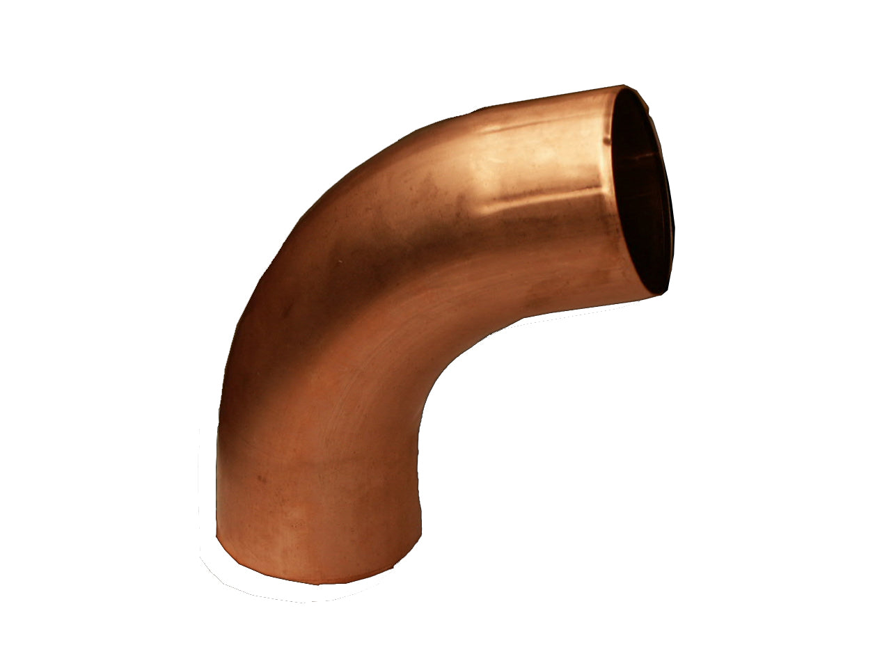 Metal Gutta copper 72º 80mm downpipe bend for adjusting copper rainwater downpipe direction.