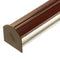 Corotherm Glazing Bar Cap and Base with End Cap - Brown