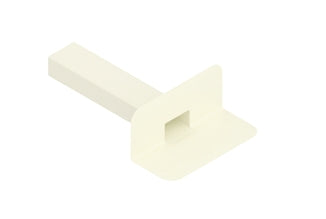 A white, square-shaped PVC corner fitting with a smooth flange designed for horizontal parapet drain setups.