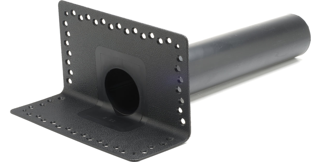 DEKS TPE Corner Fitting Perforated Flange Horizontal Parapet Drain Round
