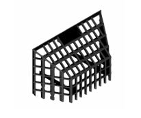 DEKS Universal Angle Strap Gravel Guard on a white background