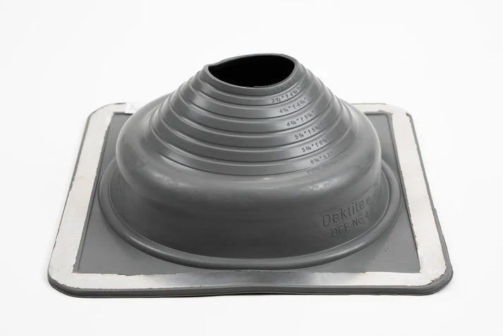 Dektite Premium Grey EPDM Roof Pipe Flashing