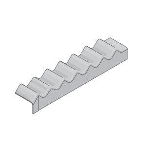 Eternit FarmTec Fibre Cement Eaves Corrugation Closure - Roofing Supplies UK