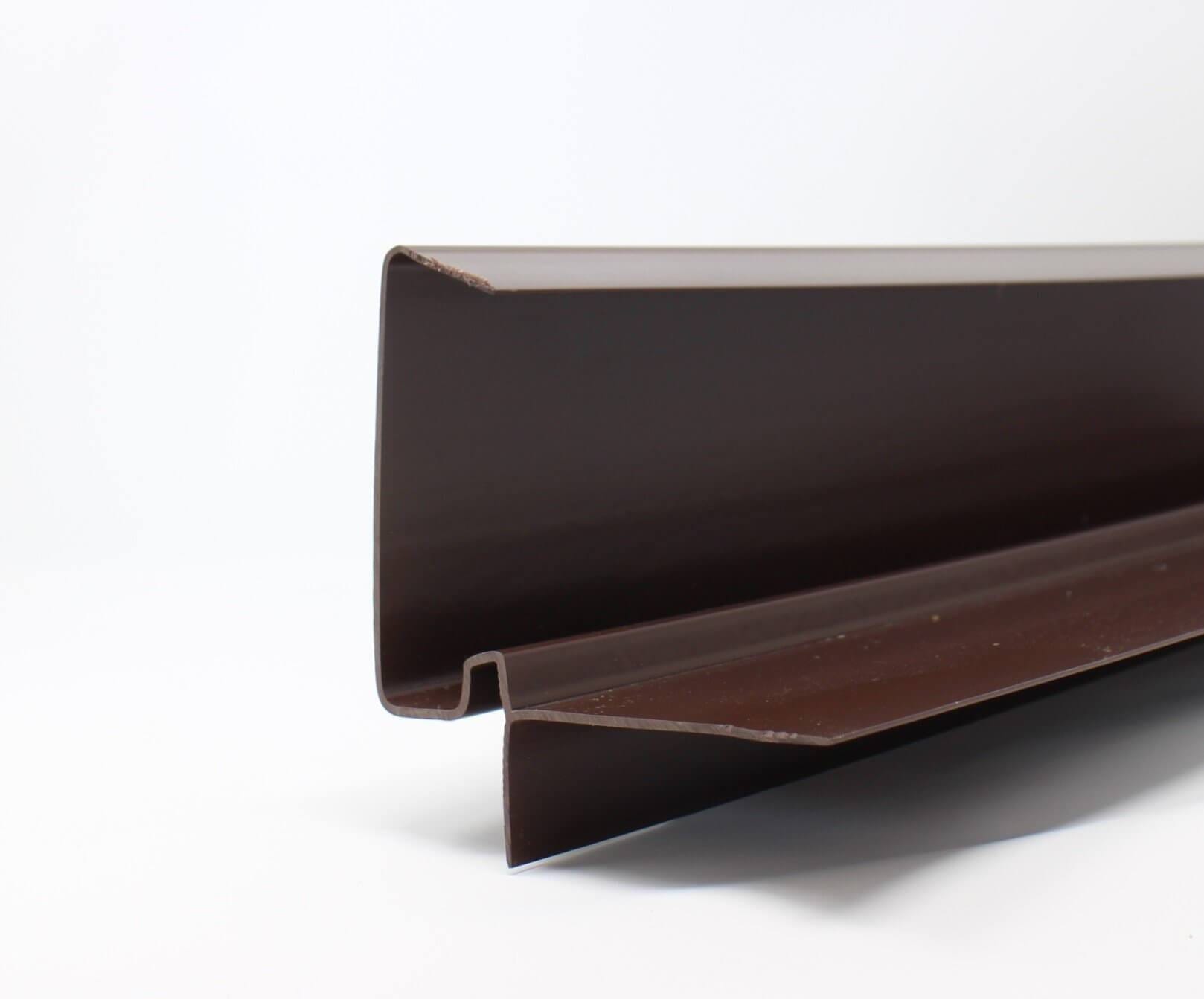 European Plastics PVC Continuous Dry Verge 'R' Type for Concrete Tiles