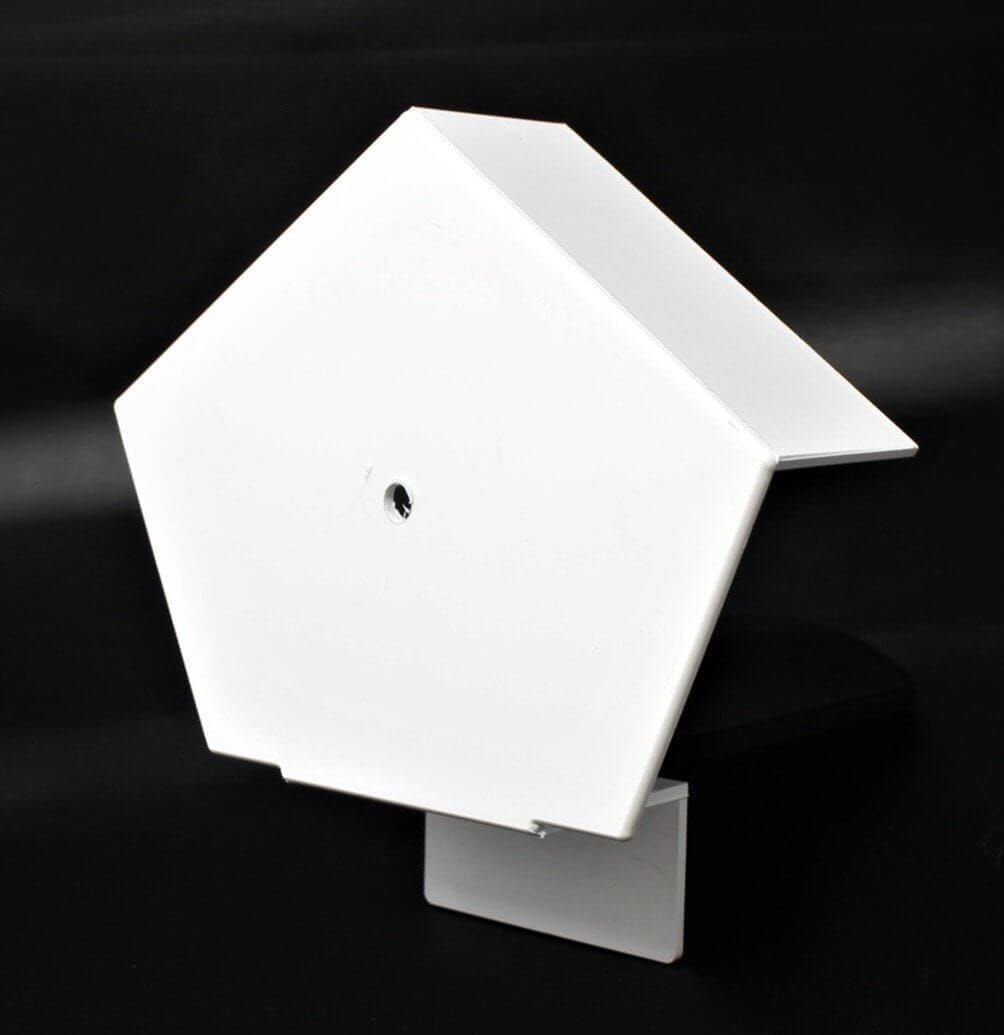 European Plastics PVC Continuous Dry Verge Ridge End Cap 'S' Type for Slate