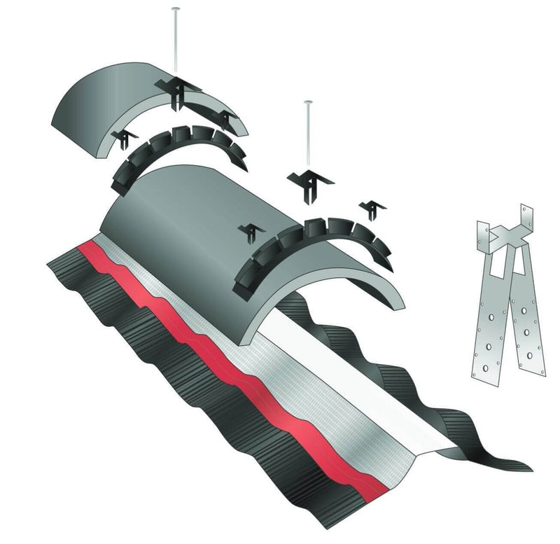 European Plastics Universal Ventilated Dry Ridge System - 6m | RSUK