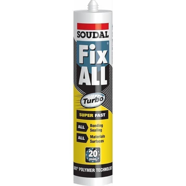 Fix All Turbo Super Fast Smx Hybrid Polymer Adhesive - White - Roofing Supplies UK