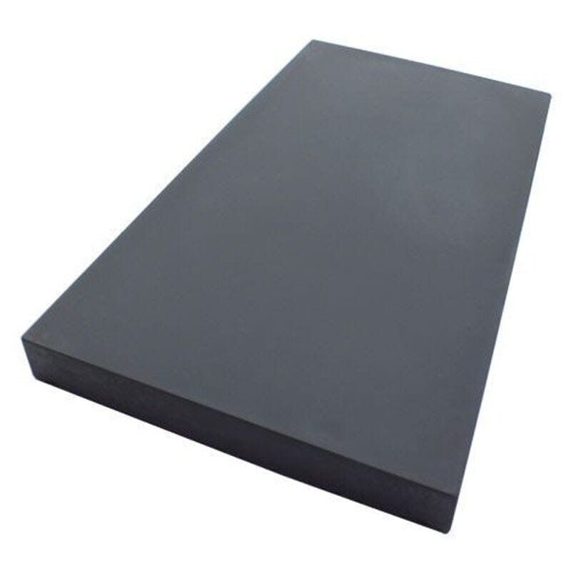 Flat Concrete Charcoal Grey Coping Stone - 280mm x 600mm