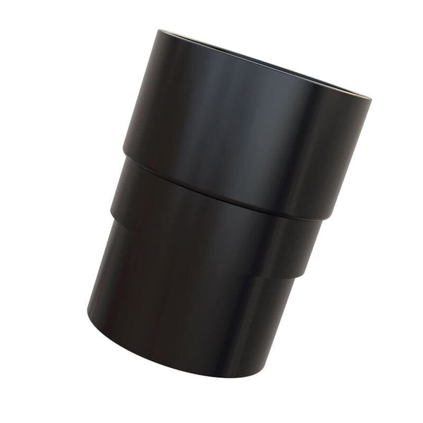 Freeflow Round Plastic Downpipe Pipe Socket - Black
