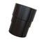 Freeflow Round Plastic Downpipe Pipe Socket - Black - Roofing Supplies UK