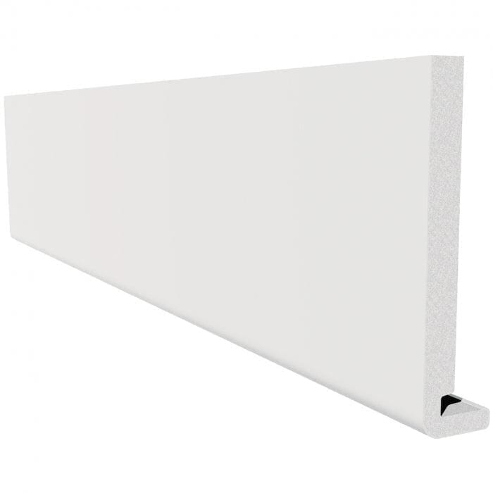 Freefoam uPVC 18mm Square Edge Replacement Fascia Board - 5m - Roofing Supplies UK