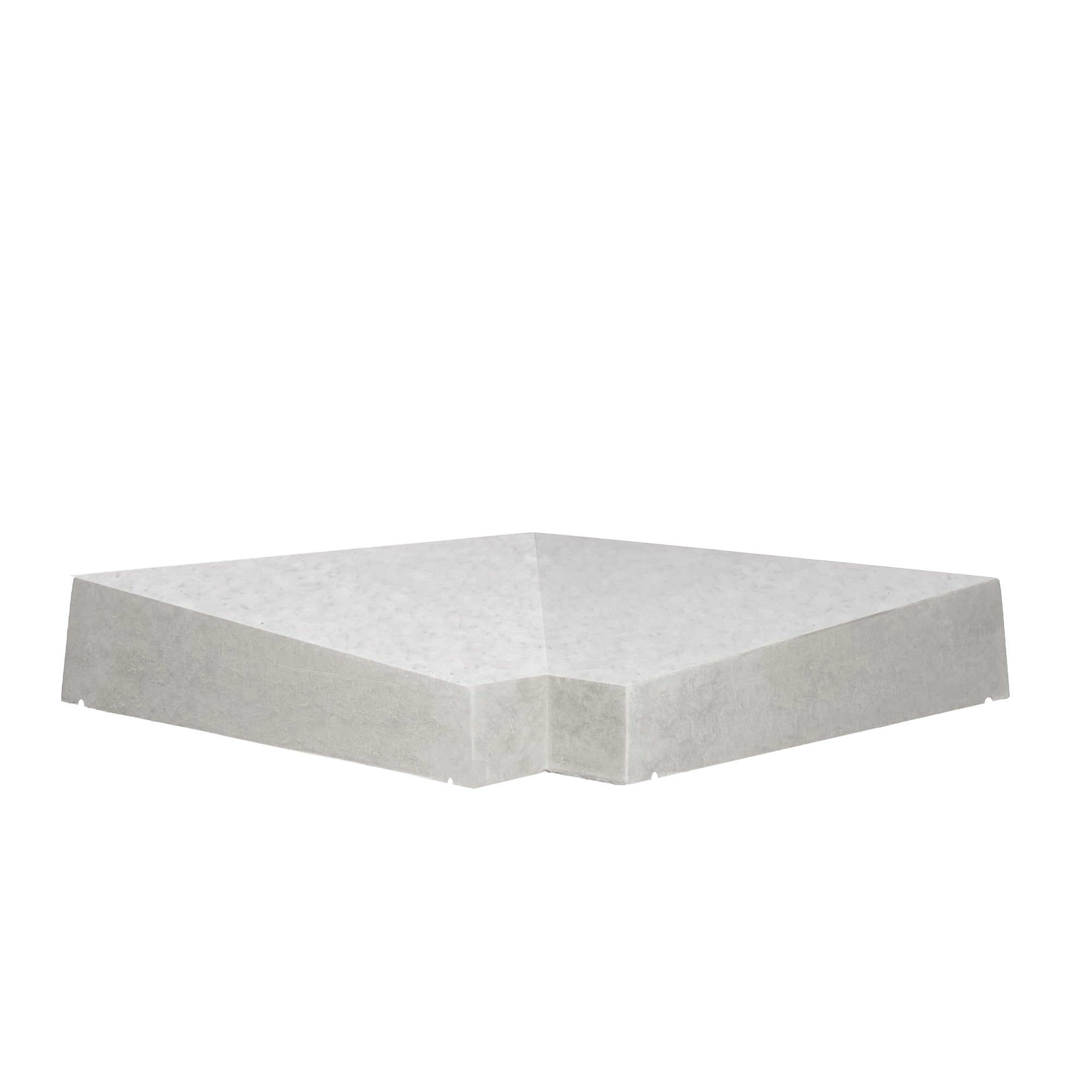 Willowcrete Single Weathered Internal 90° Corner Concrete Coping Stone