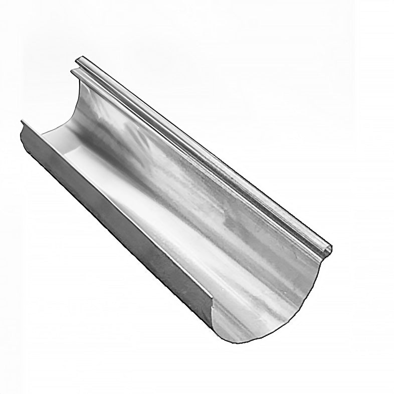 Stainless Steel 125mm Gutter - 2.4m Length