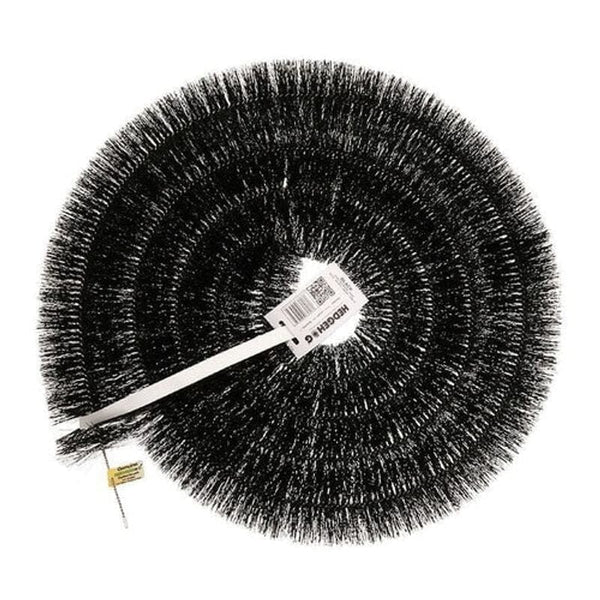 Hedgehog Gutter Brush 100mm x 4m - Black - Roofing Supplies UK