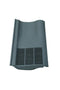 Klober Profile-Line Single Pantile Tile Vent - Slate Grey