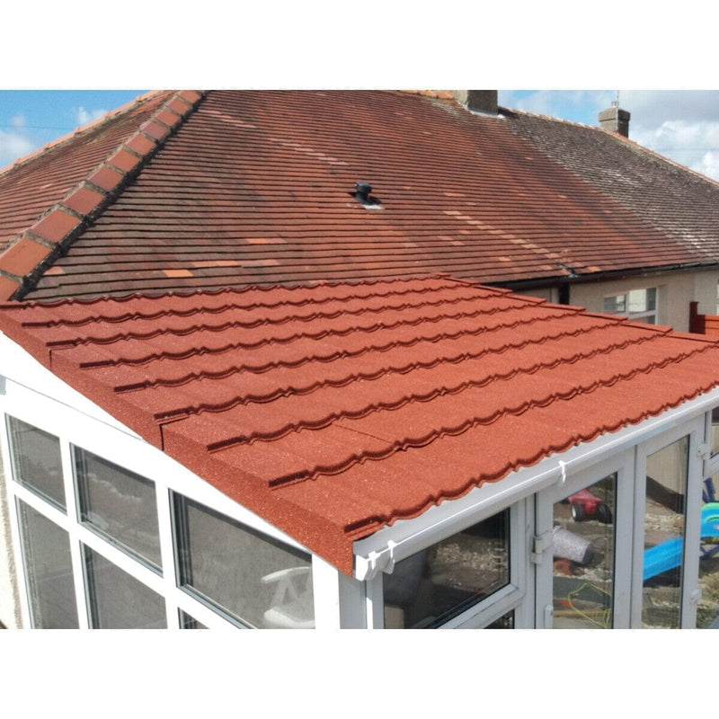 Lightweight Tiles Roof Tile - Granulated Red