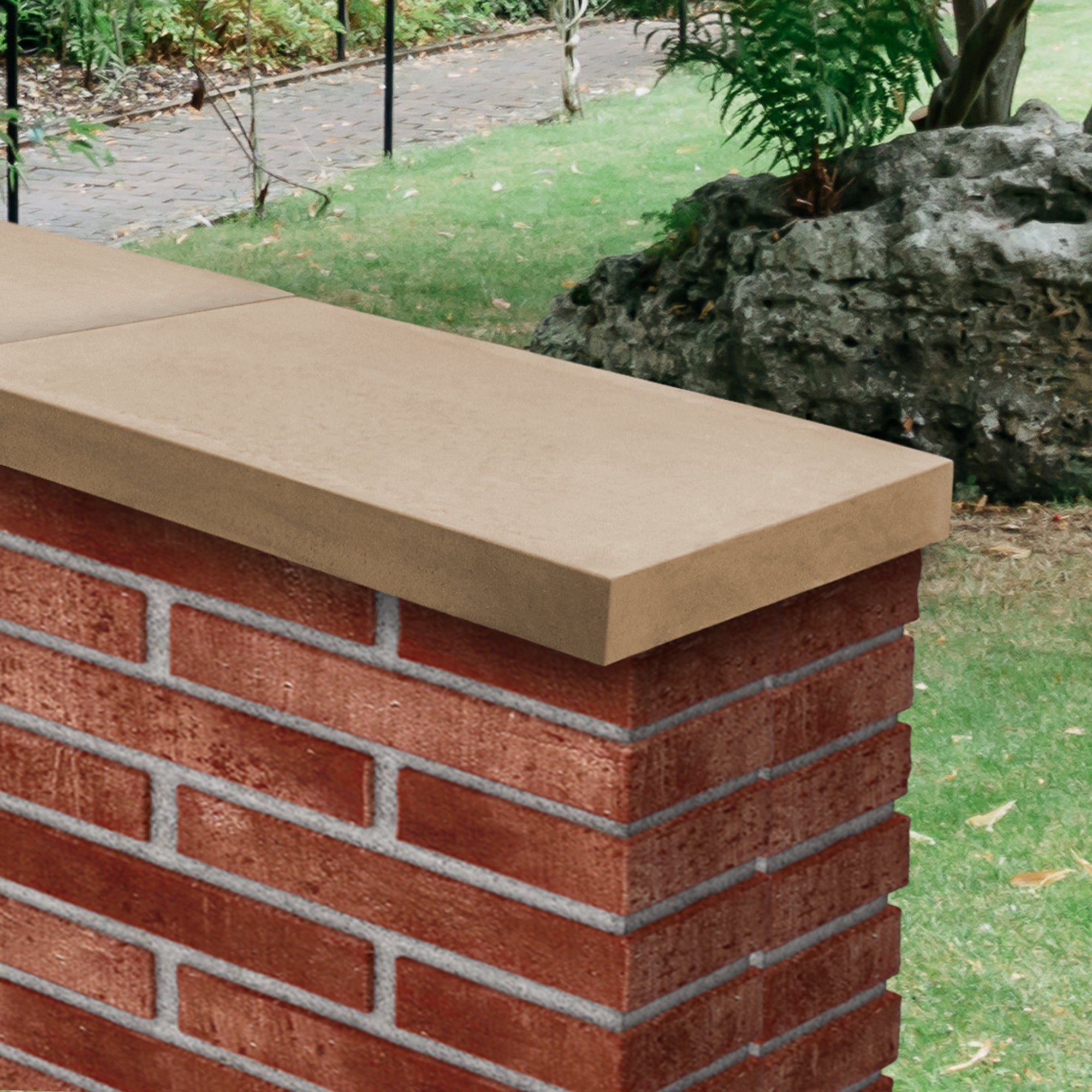 Willowcrete Flat Top Concrete Coping Stone